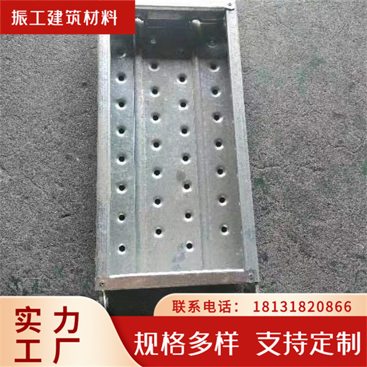 建筑工地热镀锌钢跳板 国标现货 高空作业焊接挂钩踏板