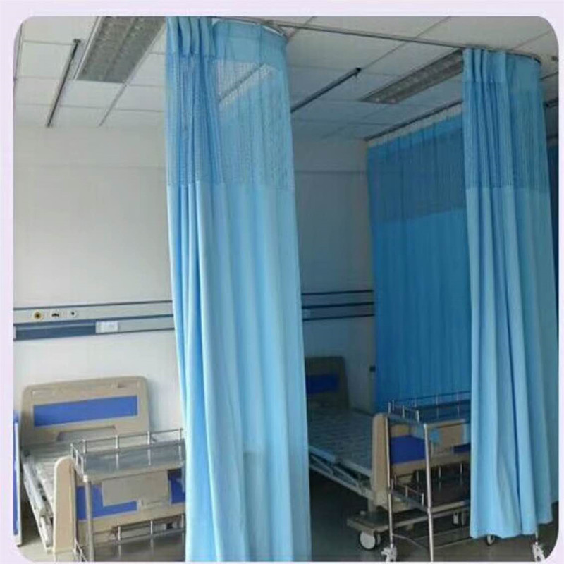 佳睿医用隔断帘阻燃防火病房隐私隔帘布源头供应