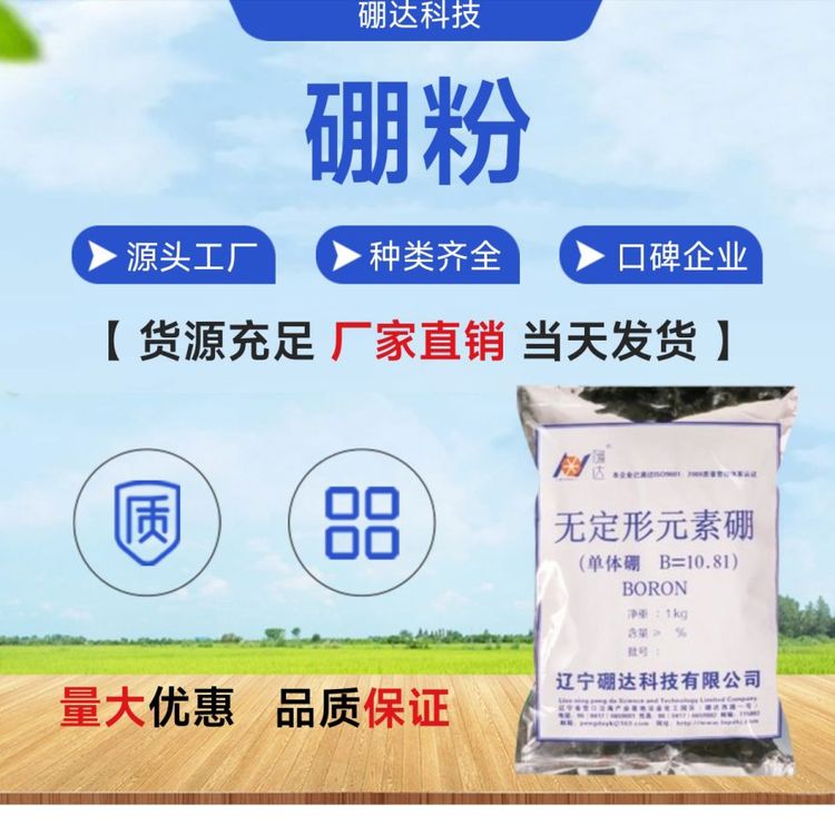 厂家生产高纯 超细硼粉 碳化硼粉末 硼铁粉 单质 科研用无定形