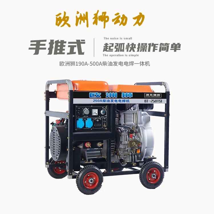 欧洲狮190A柴油发电电焊机 BT-190TSI 3.2-4.0焊条 质保三年 一机两用