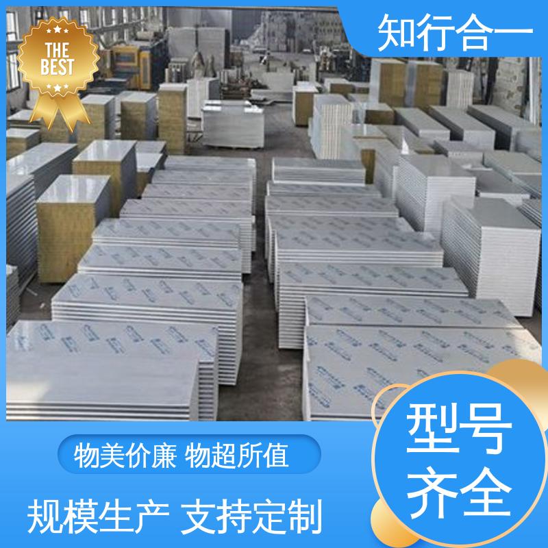 知行合一 售后无忧 强度更高承载力强 电子厂 中空玻镁净化板