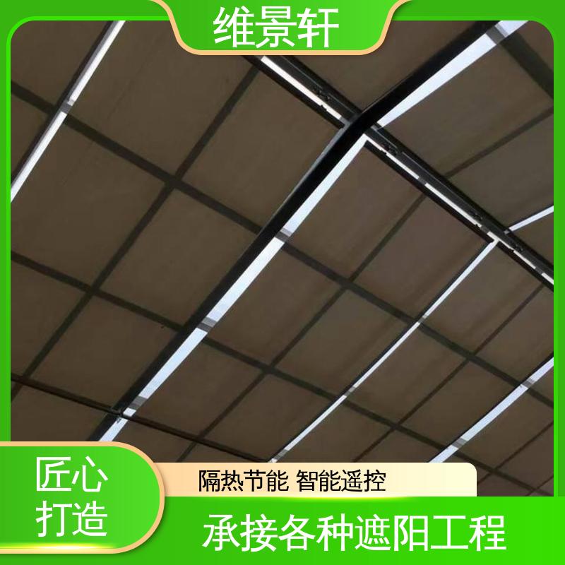 维景轩 FTS电动天棚帘 室外阳光房遮阳帘 多种颜色可选 上门测量安装