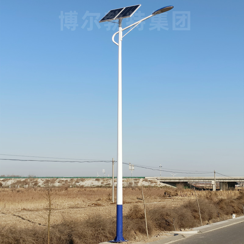 博尔勃特乡村振兴太阳能路灯道路照明LED中国结路灯杆厂家批发