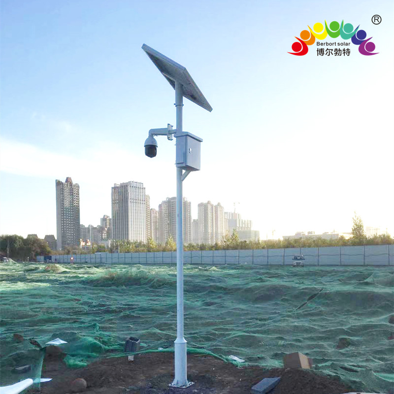 太阳能监控供电系统 工地扬尘监测光伏发电系统厂家博尔勃特