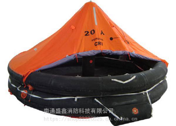 抛投式KHA救生筏 6人用救生筏抛投式救生筏 可增配救生筏架 静水压力释放器