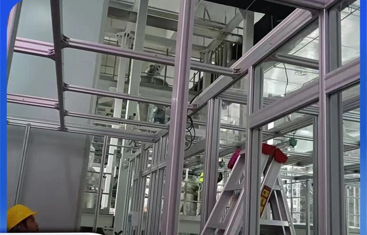 九少不锈钢方通洁净棚 铝材式棚 胶帘软墙棚 框架式棚子 空气净化成套