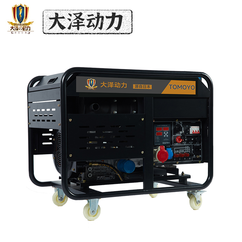 大泽动力12KW开架柴油发电机 高原高寒带低温加热 自启动车载移动式