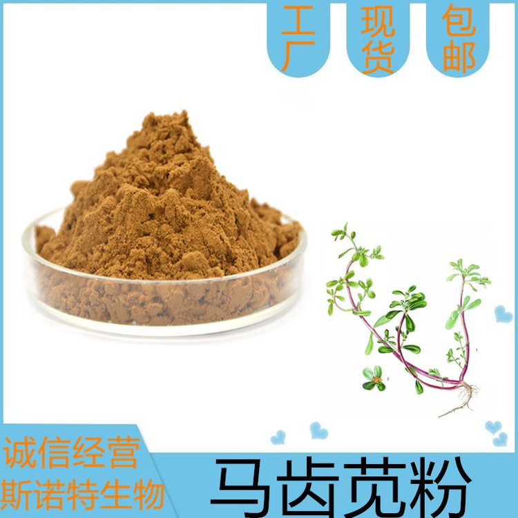 马齿苋粉 食品级原料 植提老厂 斯诺特 浸膏 可试样