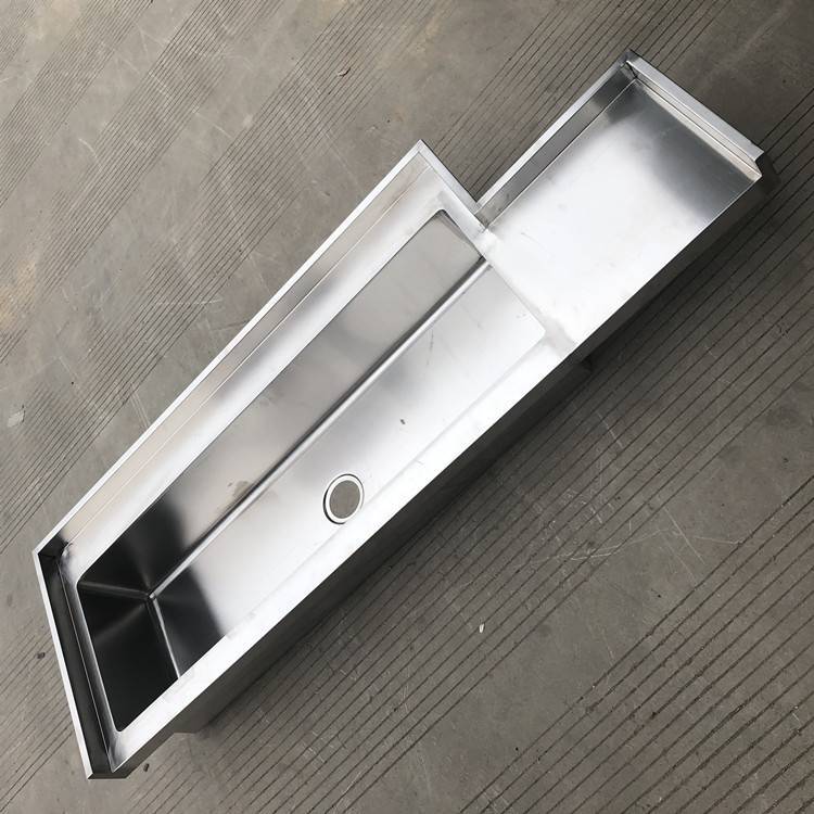 商用洗碗池按尺寸定制双槽三槽洗碗槽不锈钢台上盆手工焊接盆