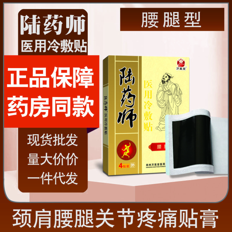 陆药师4贴装大贴腰腿型 关节疼痛不适贴膏批发