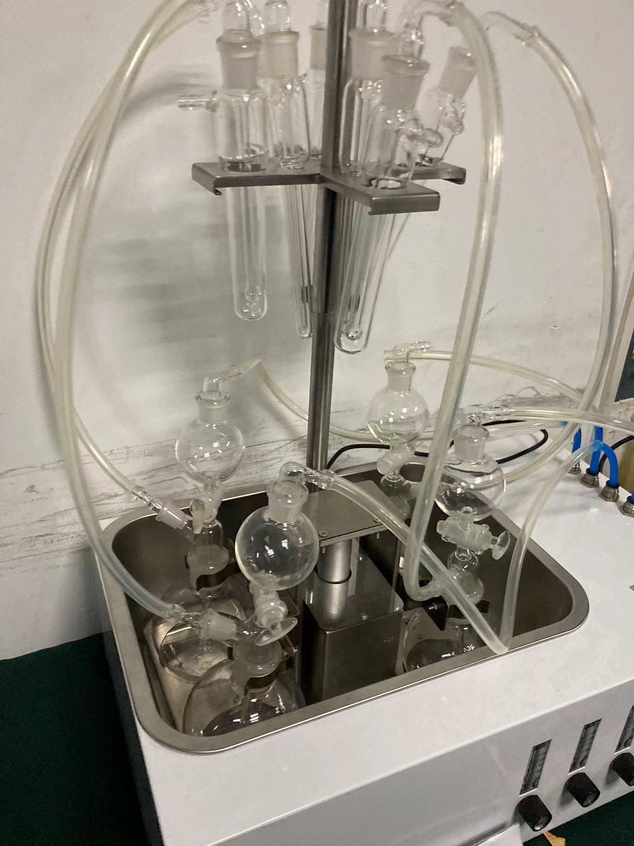 伍跃玻璃碘量法测海水吸收装置 水质硫化物酸化吹气仪