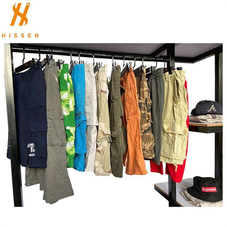 旧衣服二手男士速干多口袋五分裤外贸出口混批used cargo shorts