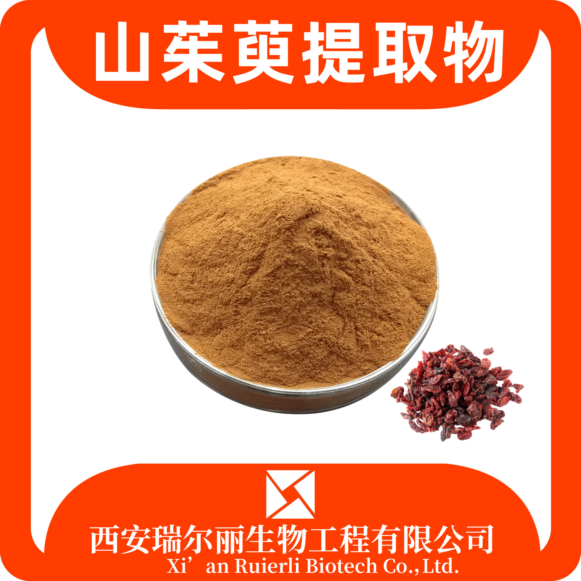 瑞尔丽生物 山茱萸提取物10：1 山茱萸浓缩粉 肉枣粉 源头工厂