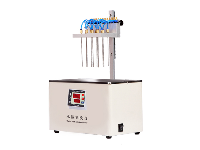 伍跃仪器蔬菜水果谷物植物等农残分析用干式可视氮吹仪WY-DCY12GK