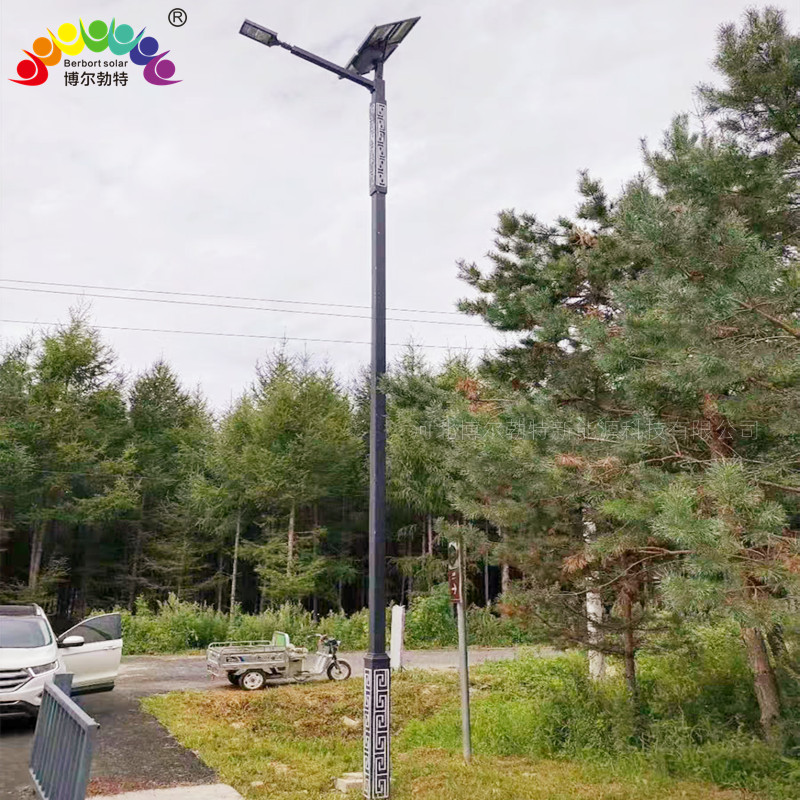 博尔勃特太阳能路灯乡村振兴道路照明LED路灯杆厂家批发鹤 壁