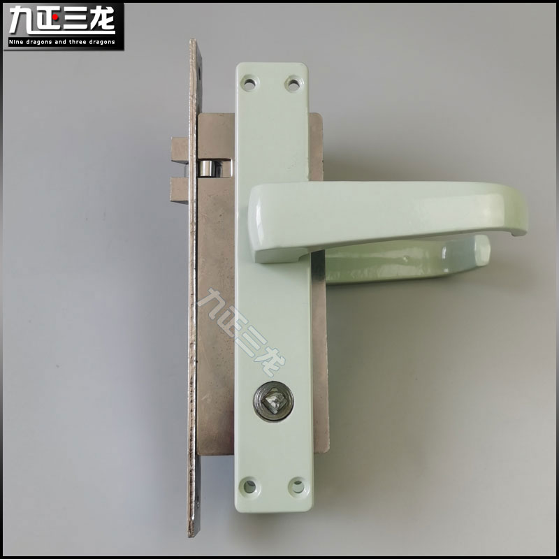 25型3号锁列车锁火车隔门锁 铁路餐厅门锁客运车通用型可暗锁