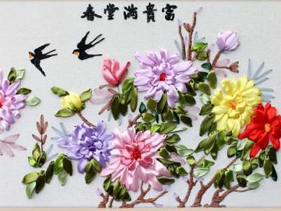 贵夫人丝带绣