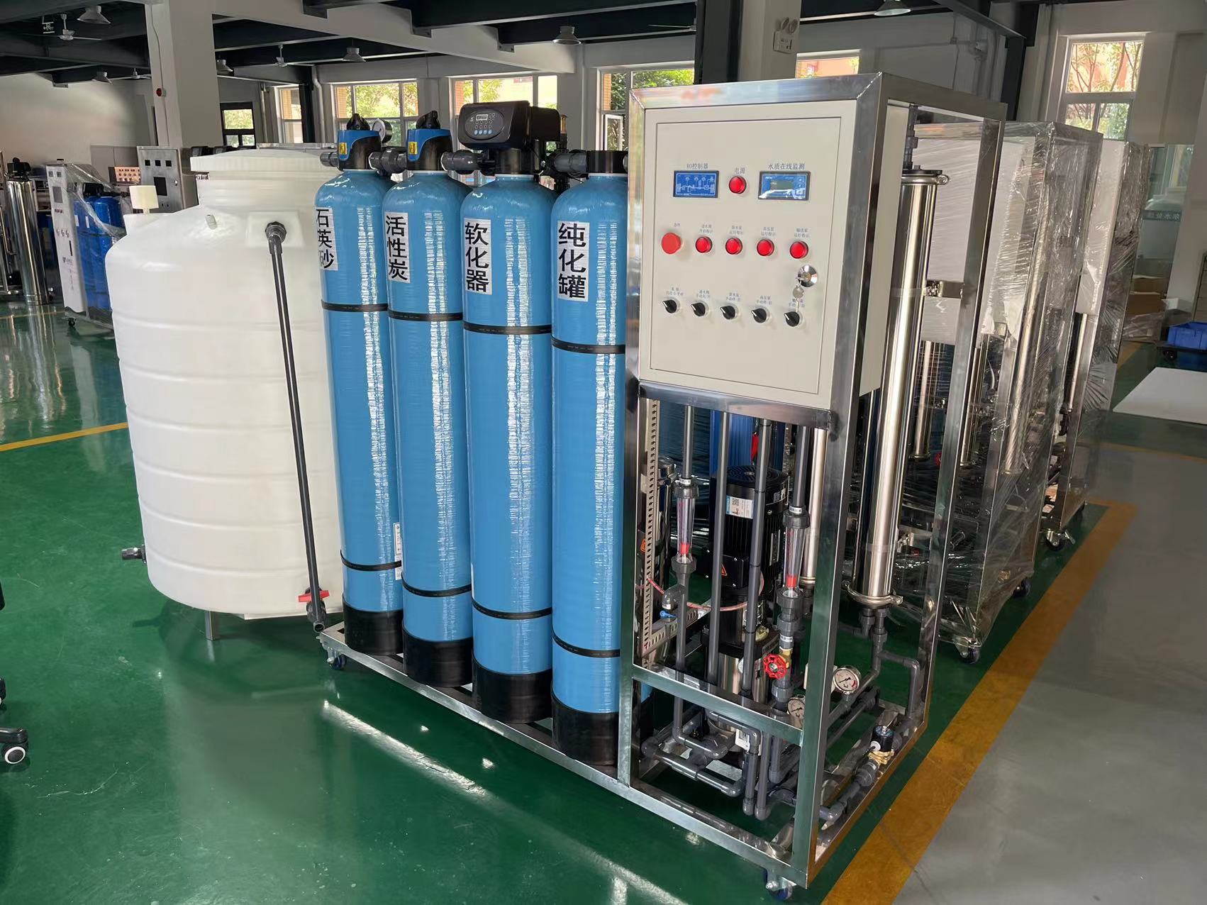 全套净水设备 水处理纯水设备 沃特尔双级反渗透纯化水设备工业