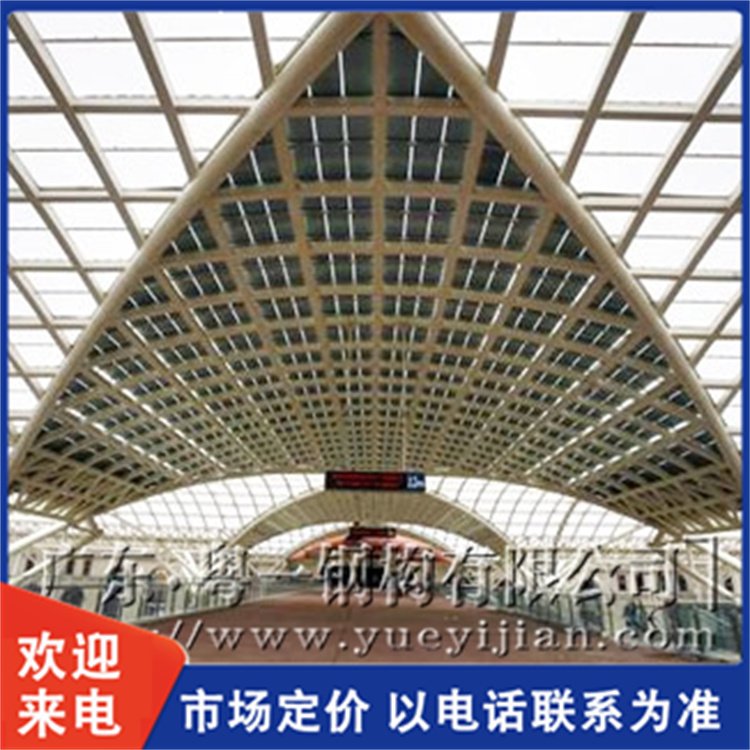 户外雨篷 走廊小区门头 钢结构雨棚 防火隔热 支持定制 粤一建工