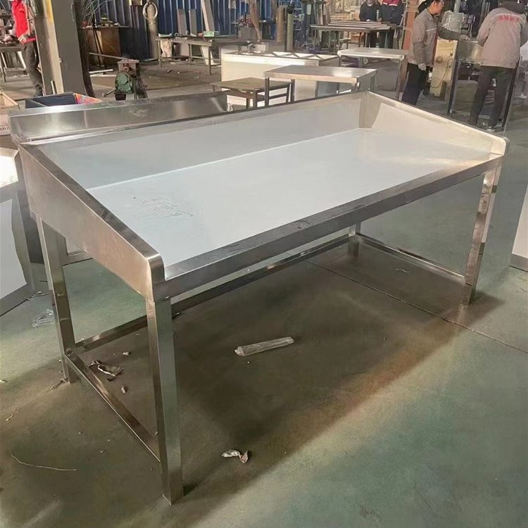 商用厨房不锈钢操作台组装式工作台双层厨房面案板