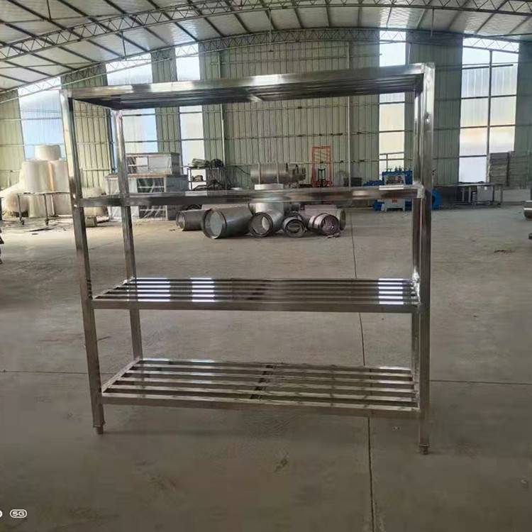不锈钢货架商用工厂置物架厨房防生锈沥水架单层双层台面架