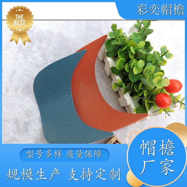 彩奕帽檐批发 各种帽子帽沿 保护头部 成人帽子配件 规格齐全