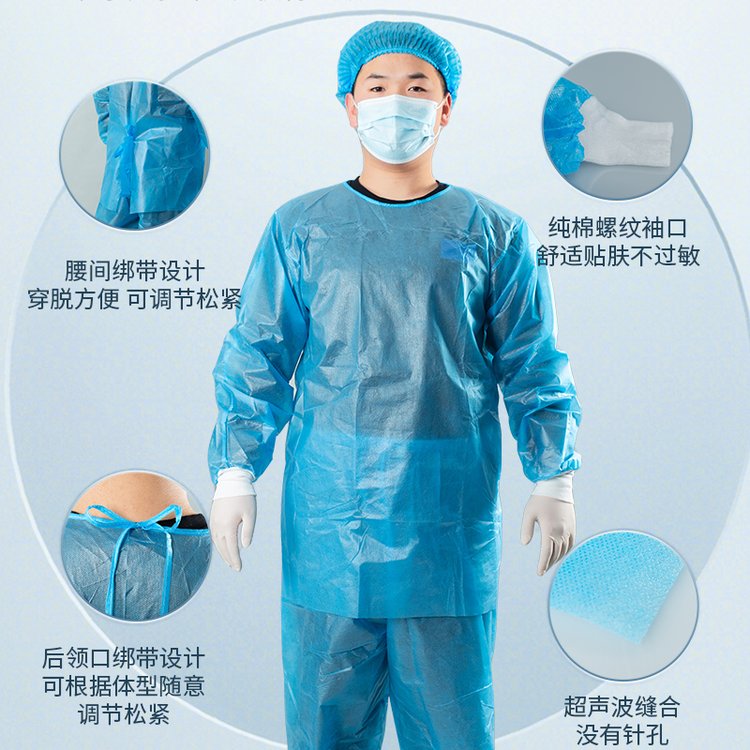 连旗牌刑侦服全国包邮全覆膜无纺布保护服实验服检查服