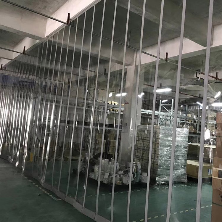 磁铁软门帘 透明磁吸帘 C-02磁性纱网 车间磁条隔断帘