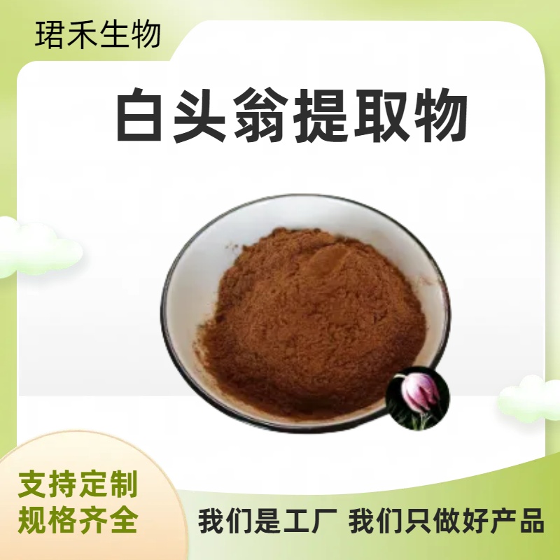 比例浓缩白头翁提取物 老翁须浸膏 喷雾干燥 可定制规格 可开发票