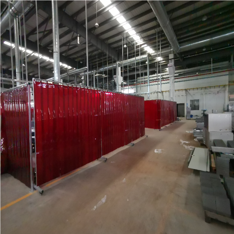 阔海 焊接加工区专用PVC弧光防护屏定做 H-112防焊渣门帘