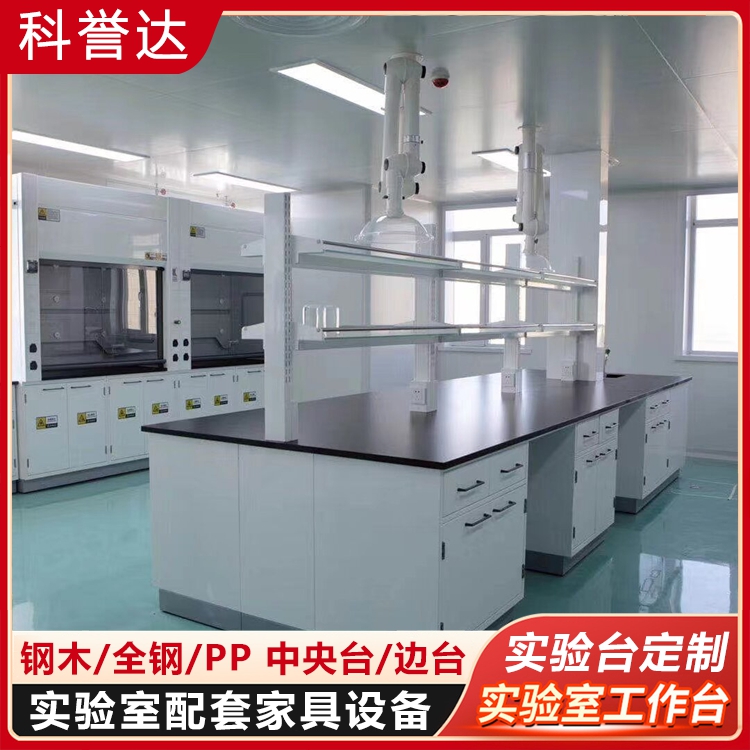 化验室全钢实验台生产销售 实验室台柜定制 款式多样 科誉达t