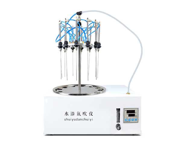 伍跃仪器 智能数字温控器氮气吹干仪圆形水浴氮吹仪WY-DCY-24Y