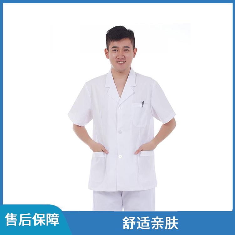 豪派服饰薄款男女半袖工厂车间白大衣透气不闷汗发货迅速