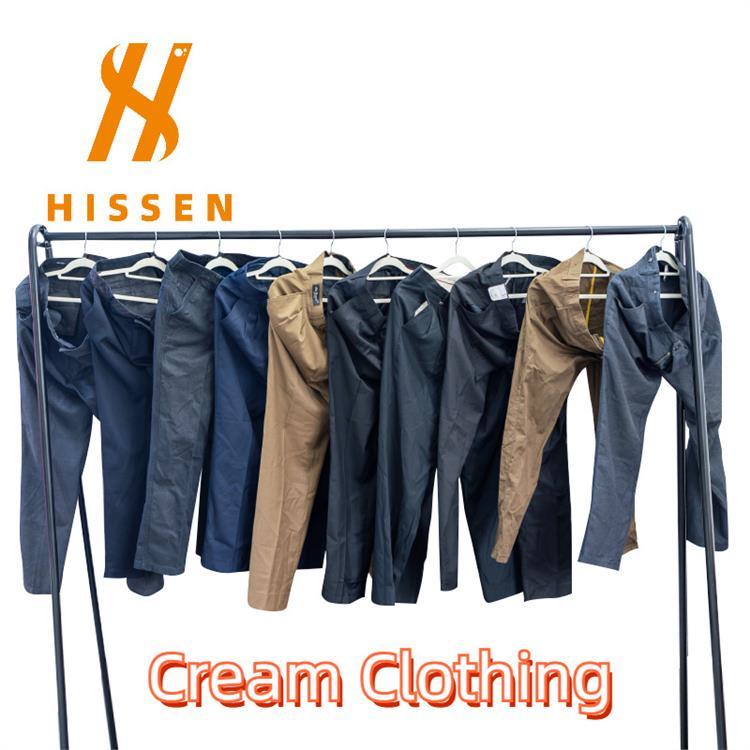 二手衣服批发薄款男士职业西装裤弹力松紧腰西裤usedsuitpants