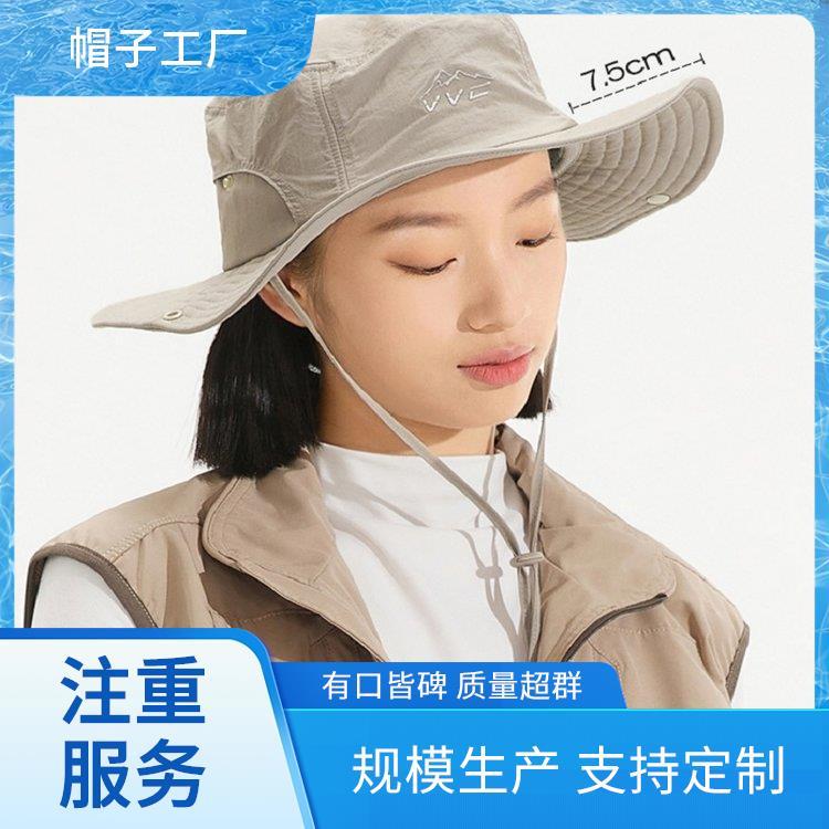 防晒帽 鸭舌帽渔夫帽遮阳 货源充足款式多样 鸭舌刺绣