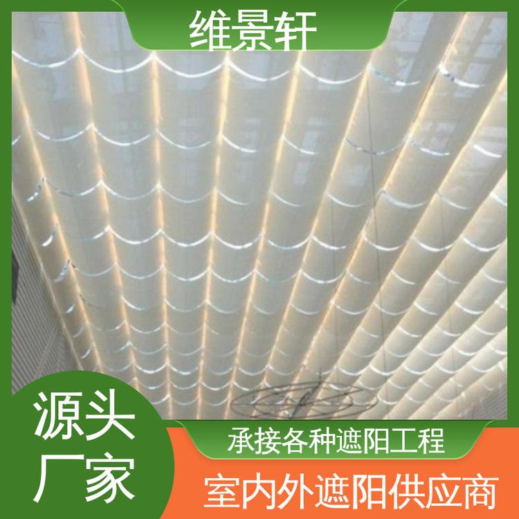 维景轩 FCS折叠式天棚帘 防晒隔热 阳光棚电动遮阳帘 免费测量