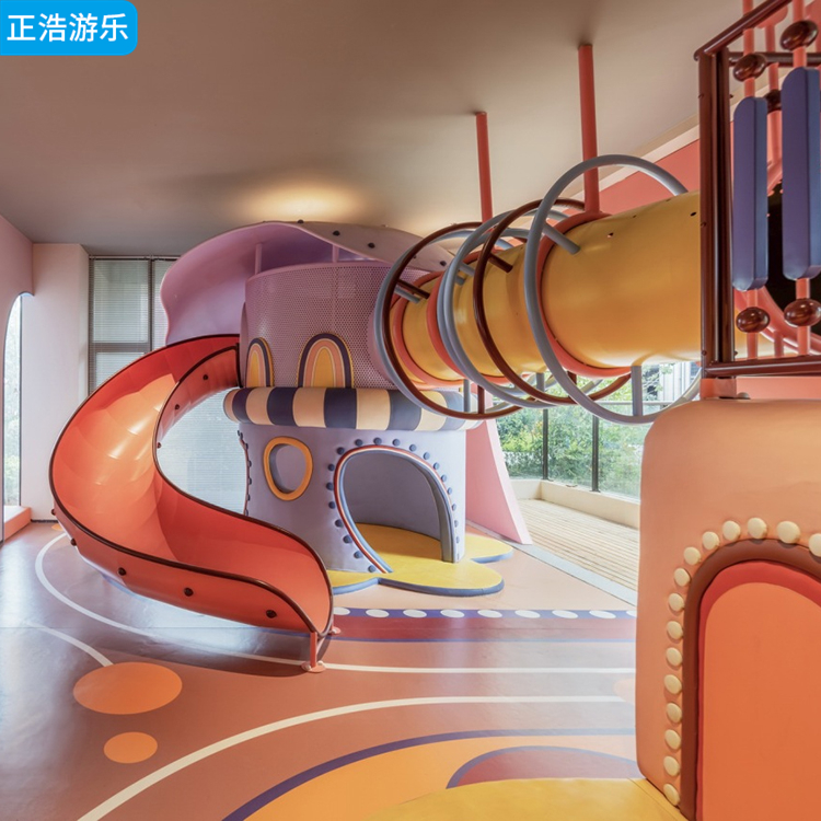 儿童组合滑梯定制 公园景区大型游乐设备 非标无动力设施