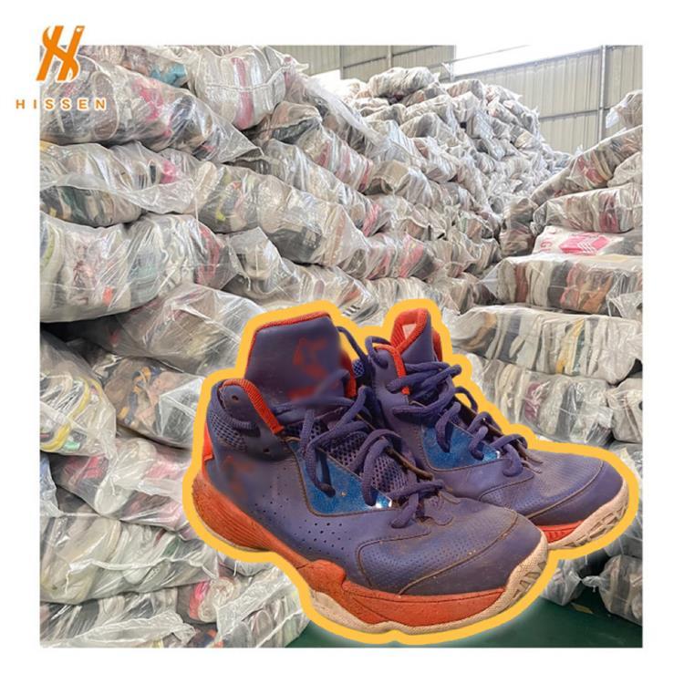二手鞋混合鞋批发男士运动跑步鞋Bales of used shoes出口牙买加