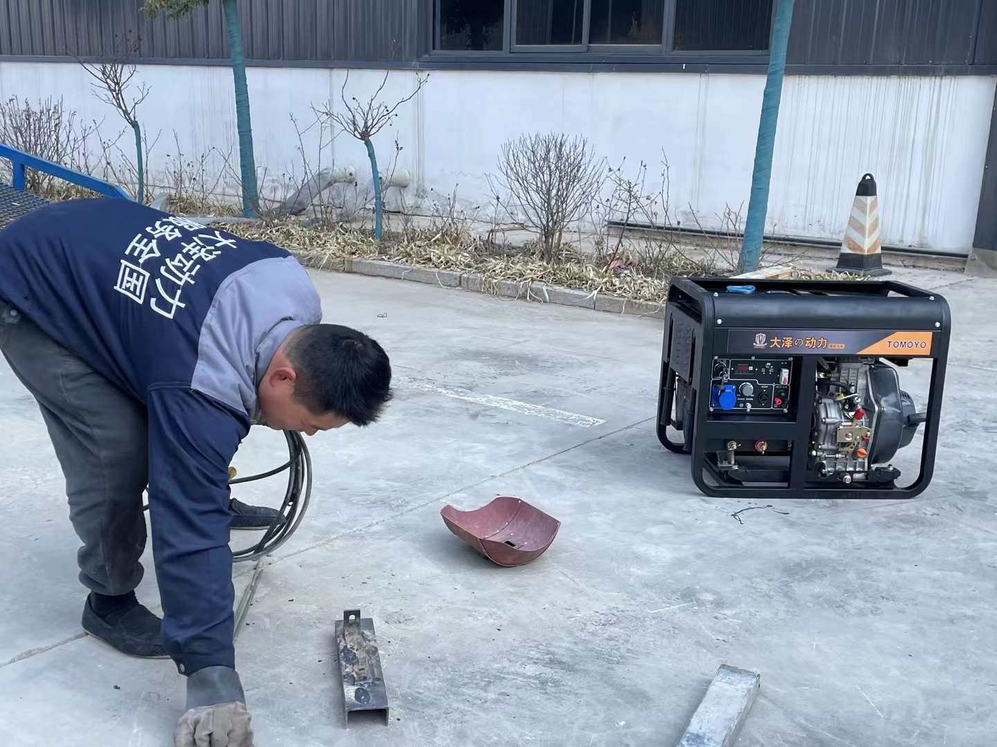 250A柴油发电电焊机，大泽动力TO250AZ，应急一体机，欧鲍实业