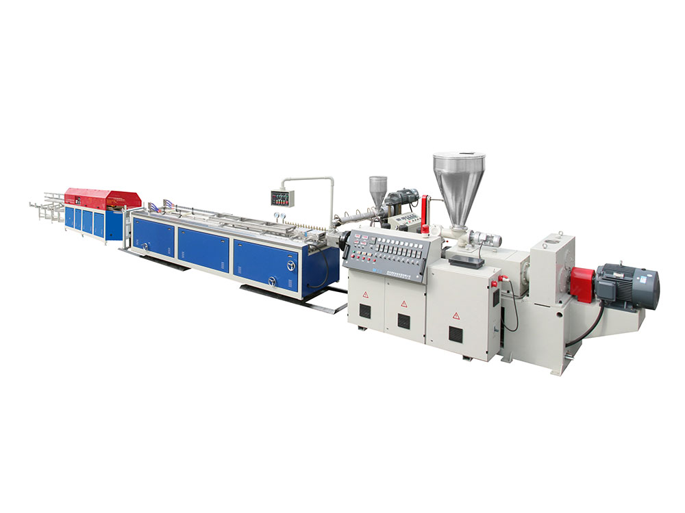 PVC wood-plastic extrusion production line