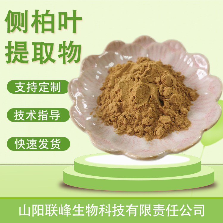 侧柏叶提取物 10：1侧柏叶浓缩粉 棕黄色粉末 1公斤/包 植物萃取