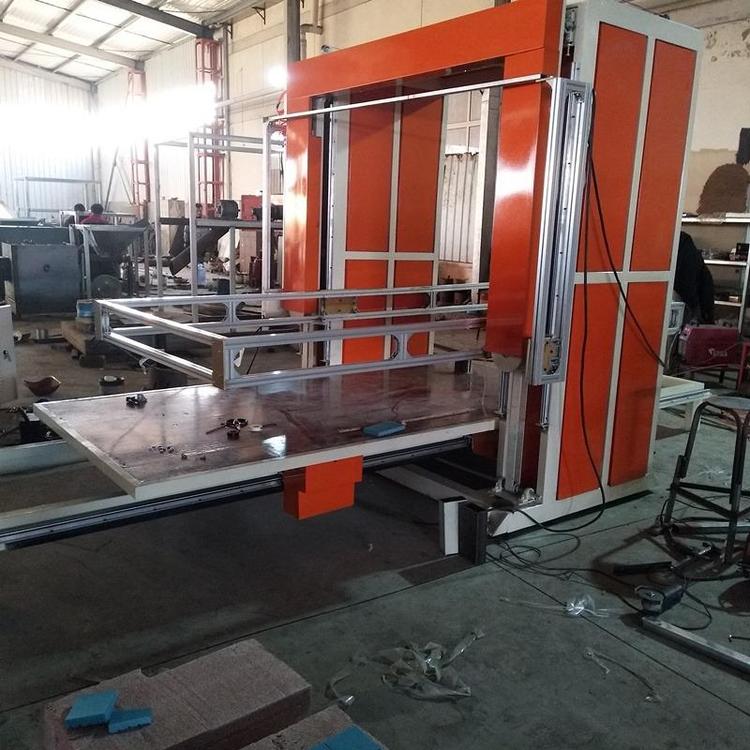 乐璇玻璃棉切片造型锯数控保温建材燕尾槽造型切割机