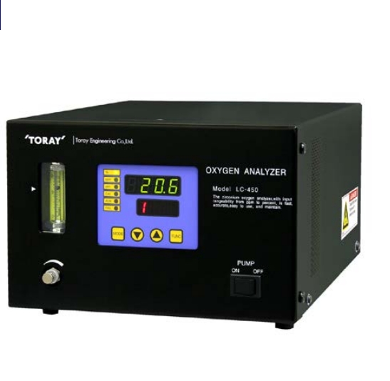 日本TORAY东丽 氧化锆血氧仪 氧气浓度分析仪 LC-450D
