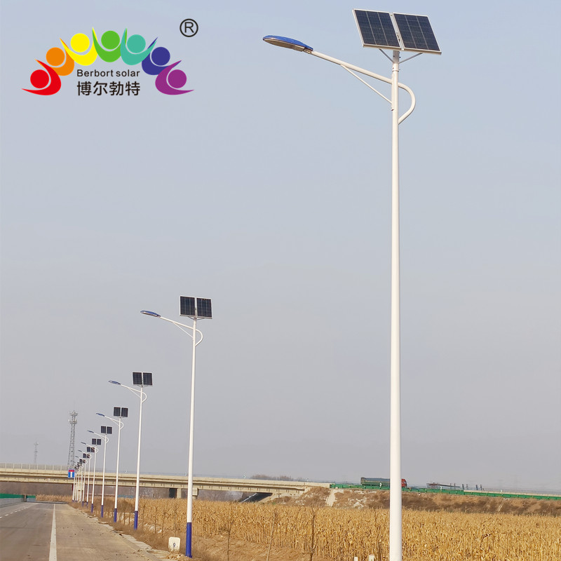 博尔勃特太阳能路灯市政道路户外照明LED路灯杆厂家批发郑 州