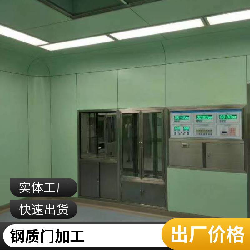 洁净厂房用钢质门 手术室办公室钢制门加工定制 安装方便