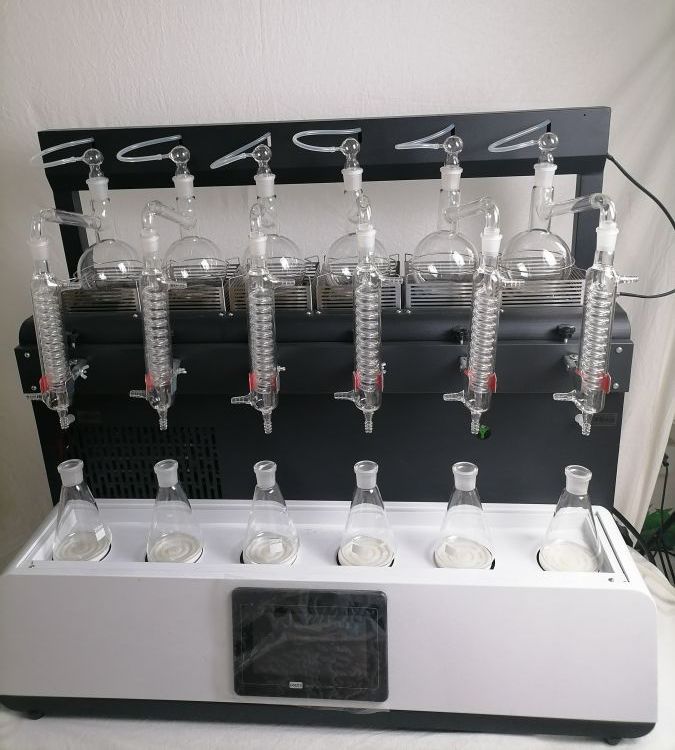伍跃仪器电热套加热氰化物前处理蒸馏装置国产品牌
