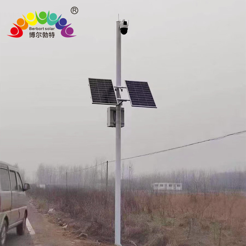 博尔勃特无电地区太阳能监控供电系统 风光互补离网光伏发电系统