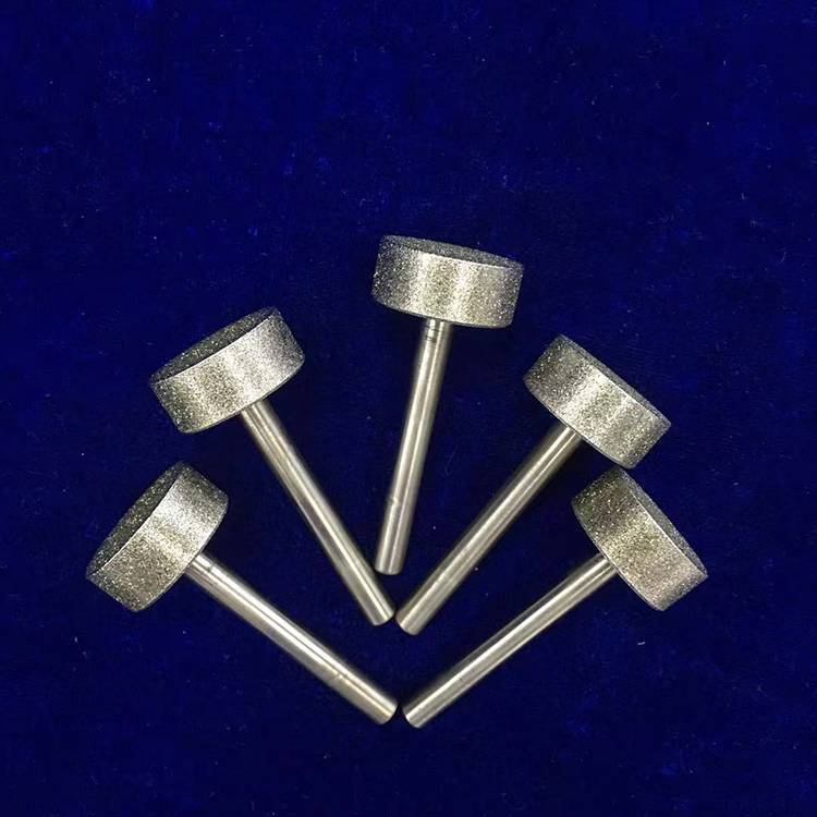 科美电镀金刚石CBN磨头圆柱磨棒头部25mm直径细粒度砂轮