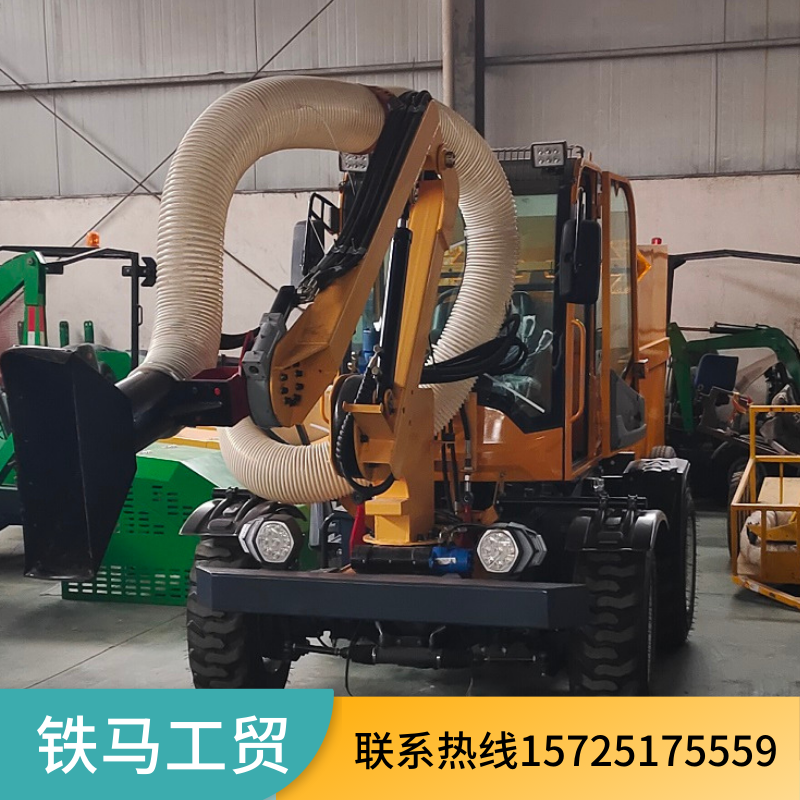 市政环卫全自动吸叶车 公园景区手推式吸叶机 吸力强劲