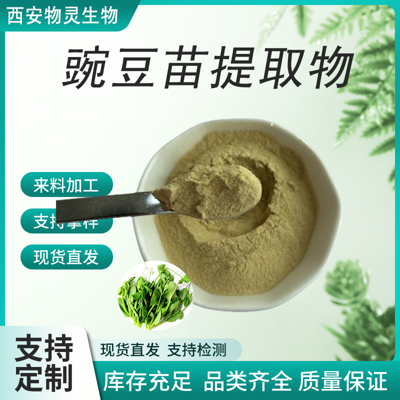 物灵 豌豆苗提取物 植物萃取 豌豆尖浓缩粉 食品原料 固体饮料 可定制